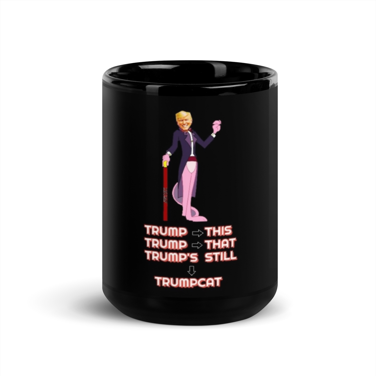 Trump Black Glossy Mug