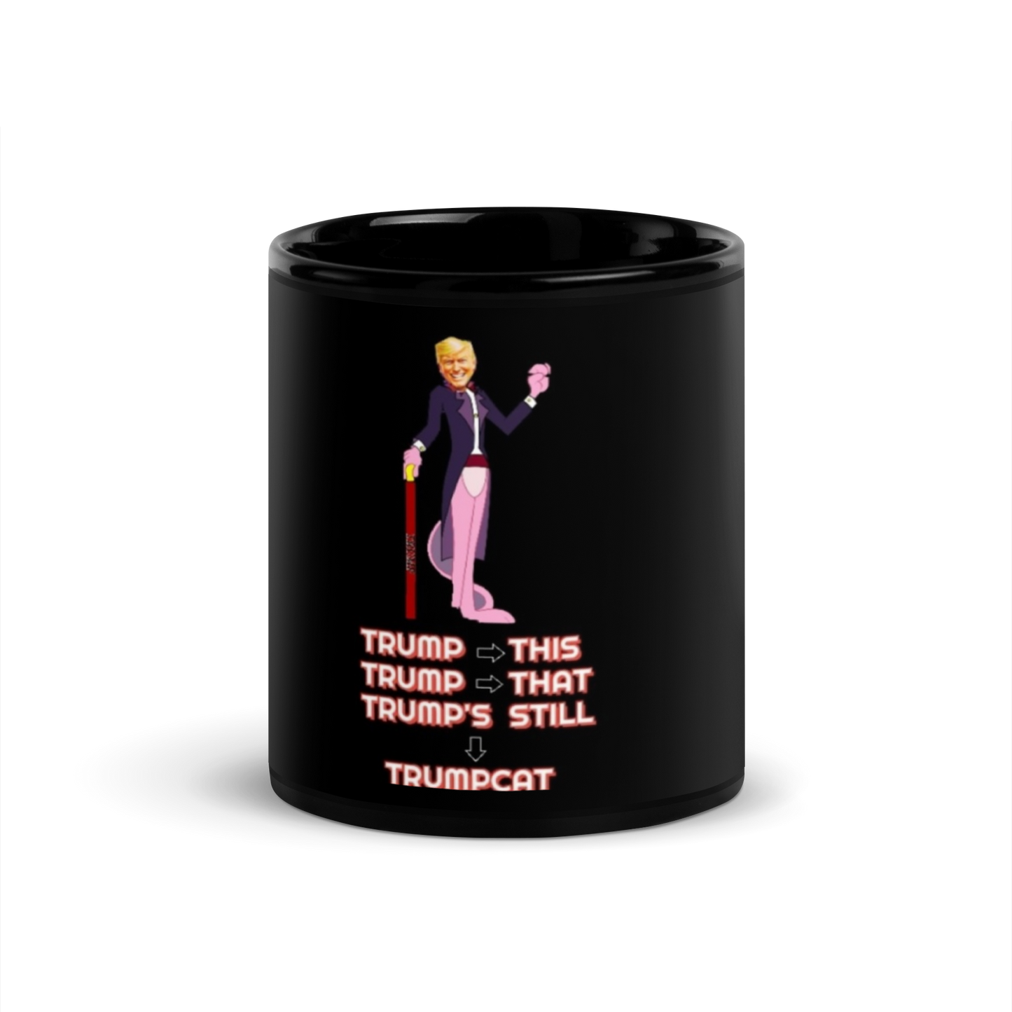 Trump Black Glossy Mug