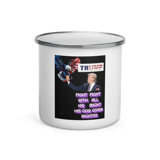 TRUMP AMERICA  Enamel Mug